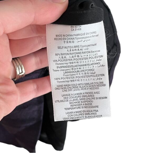 NWT! BCBGENERATION | Purple Shimmer Backless Mini Dress (0) - Picture 6 of 6